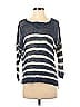 Denim & Supply Ralph Lauren 100% Linen Stripes Blue Pullover Sweater Size S - photo 1