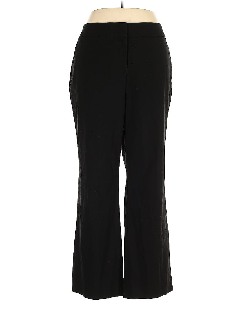 Sejour Black Dress Pants Size 16W - photo 1