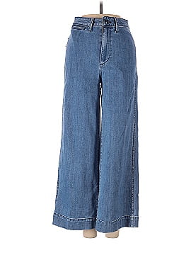 Madewell Emmett Wide-Leg Crop Jeans in Rosalie Wash (view 1)