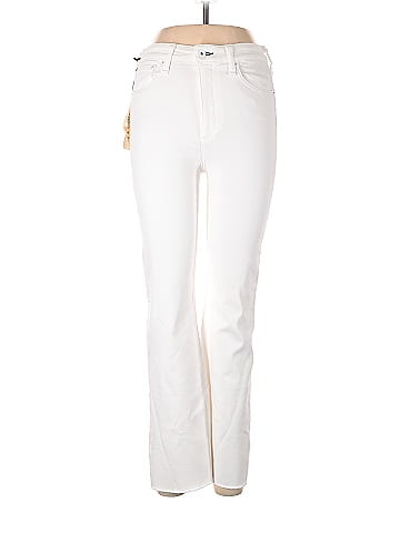 Rag & Bone Solid White Ivory Jeans 28 Waist - 79% off