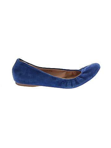 J.Crew Solid Blue Flats Size 7 1/2 - 72% off