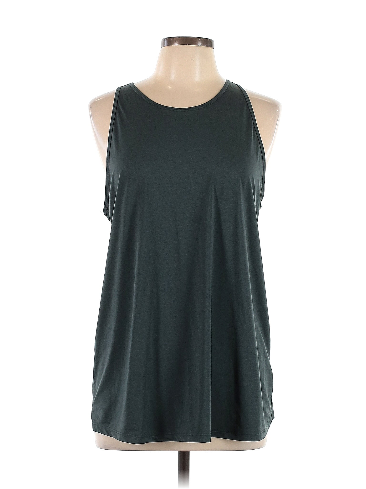 Zella Green Active Tank Size L - 56% off | ThredUp