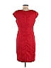 Phase Seven 100% Polyester Jacquard Red Casual Dress Size 8 - photo 2