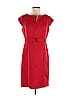 Phase Seven 100% Polyester Jacquard Red Casual Dress Size 8 - photo 1