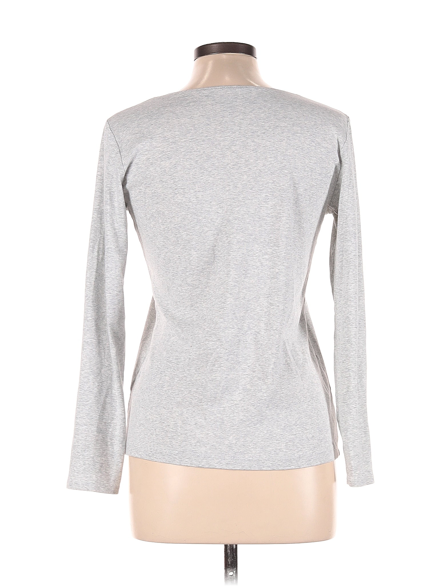 J.Jill Marled Gray Long Sleeve T-Shirt Size 4X (Plus) - 35% off