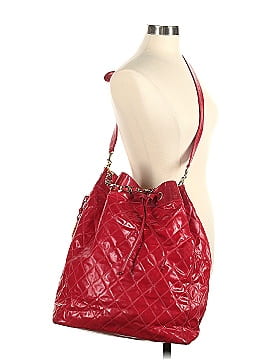 Chanel Vintage Leather Quilted Bucket Bag (view 2)