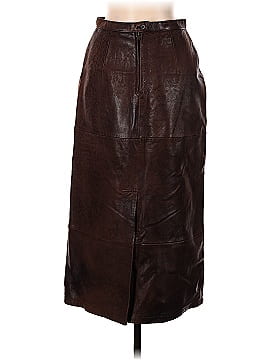 Banana Republic Milly Collection Faux Leather Skirt (view 2)