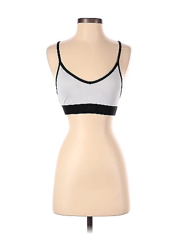 Victoria's Secret Pink Color Block Silver Sports Bra Size XS - 44