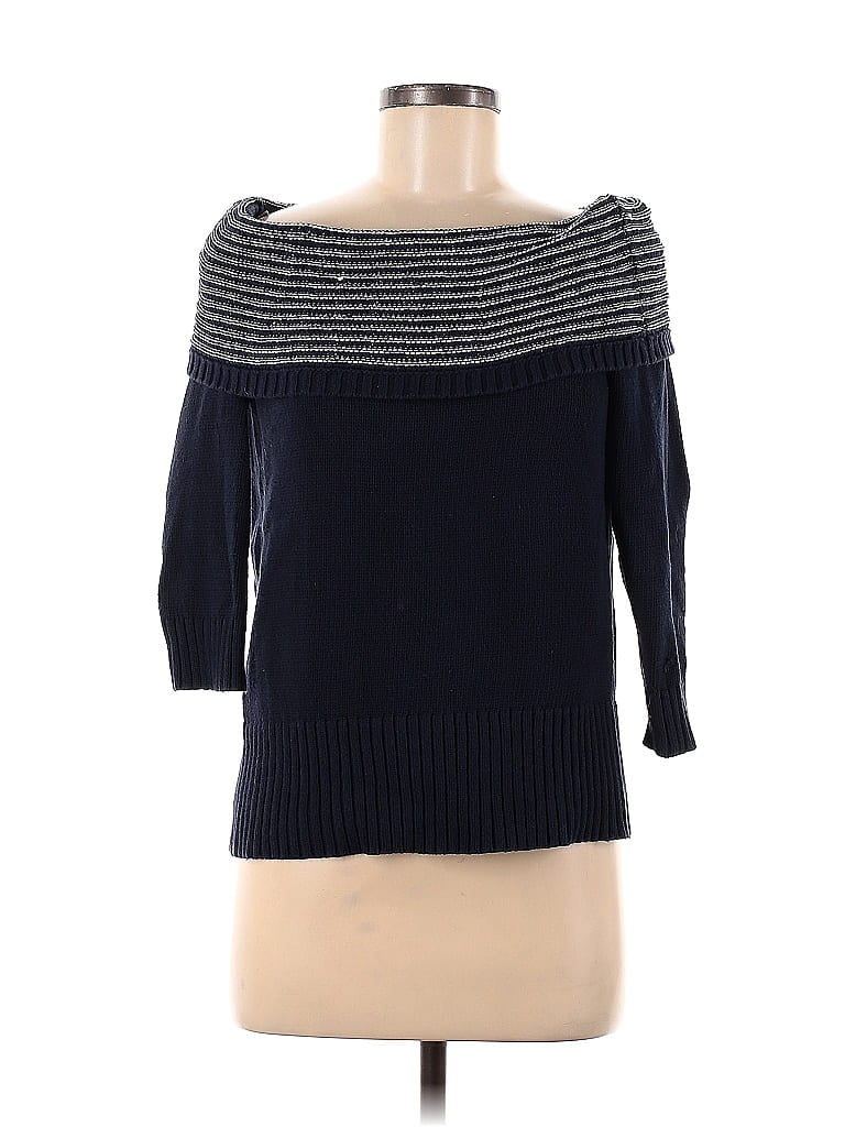 Ann Taylor LOFT Blue Pullover Sweater Size M - photo 1