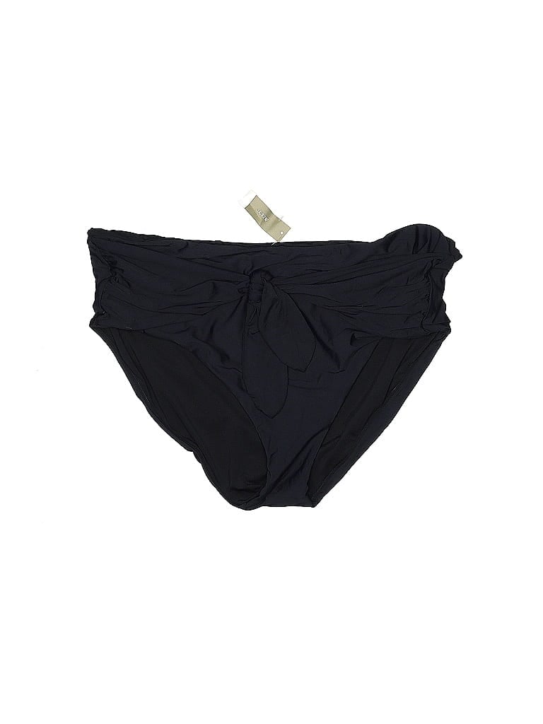 J.Crew Solid Black Swimsuit Bottoms Size 3X (Plus) - photo 1