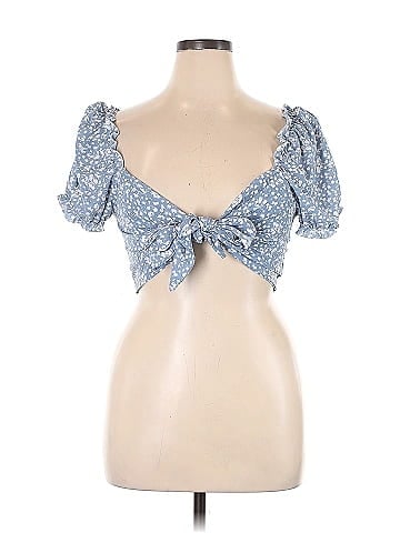 Zaful Short Sleeve Blouse (view 1)