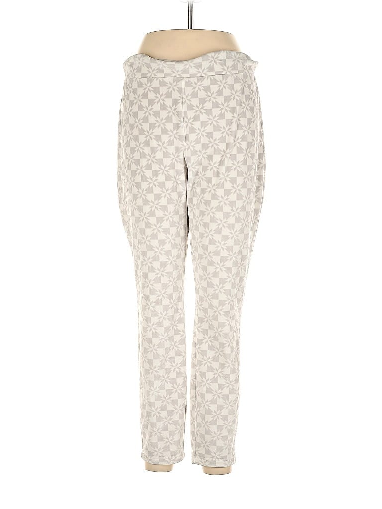 Pre-owned Lands' End Casual Pants In White