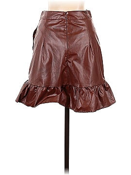 Flying Tomato Faux Leather Skirt (view 2)
