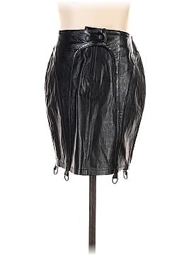 RtA Denim Leather Skirt (view 2)