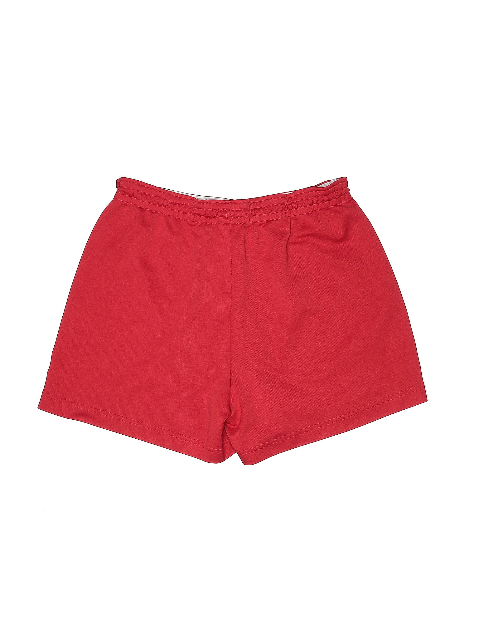 Nike 100% Polyester Color Block Solid Red Athletic Shorts Size L - 60% off