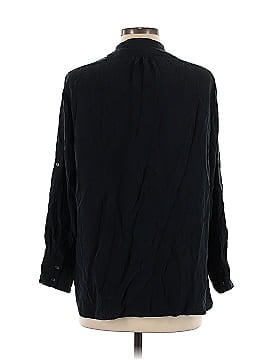 Kenneth Cole New York Long Sleeve Silk Top (view 2)