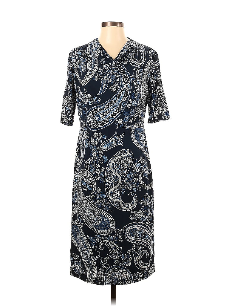 ETRO Paisley Blue Casual Dress Size EU (IT) 40 / US 4 - photo 1