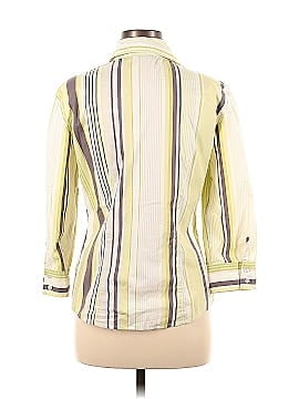 New York & Company 3/4 Sleeve Button-Down Shirt (view 2)