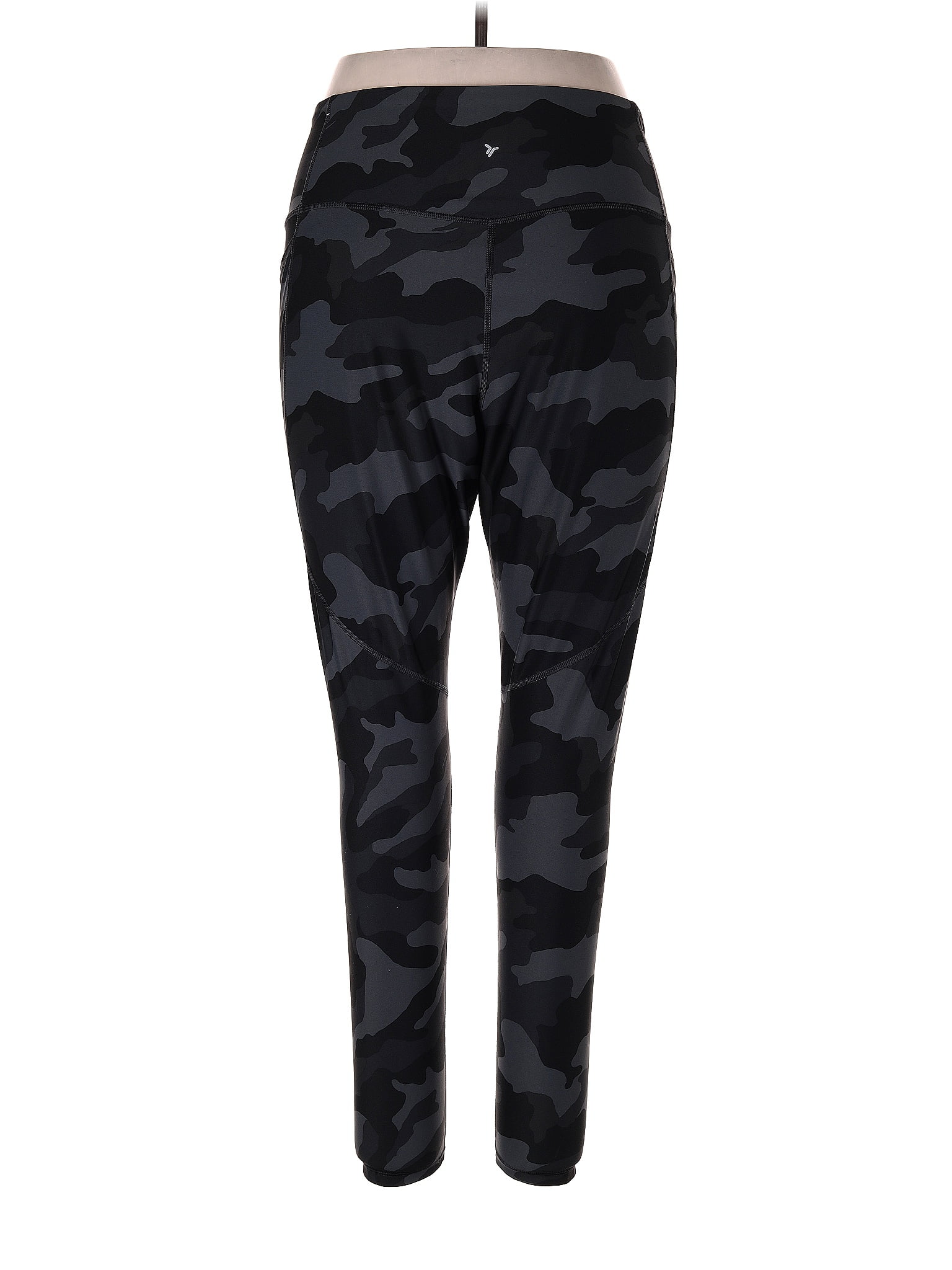 Active by Old Navy Camo Multi Color Black Leggings Size 2X (Plus) - 21% off