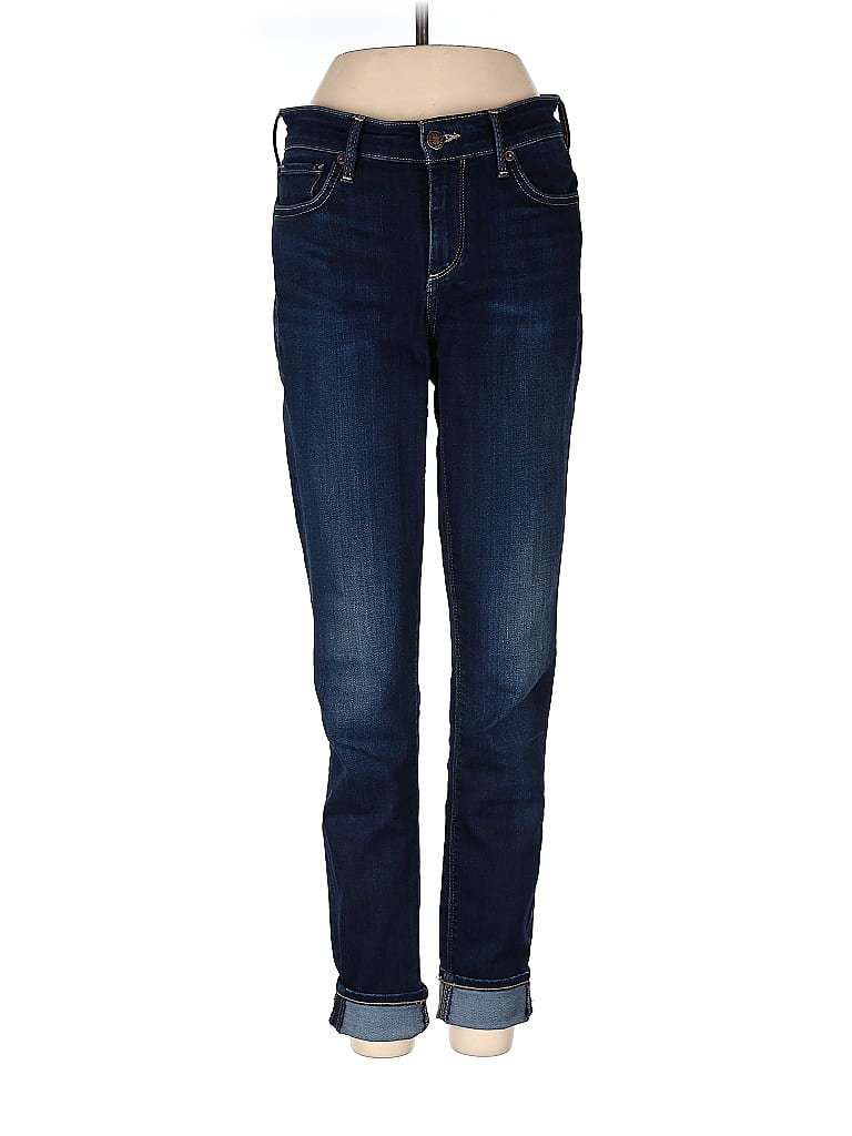 Lucky Brand Solid Blue Jeans Size 0 90 off ThredUp