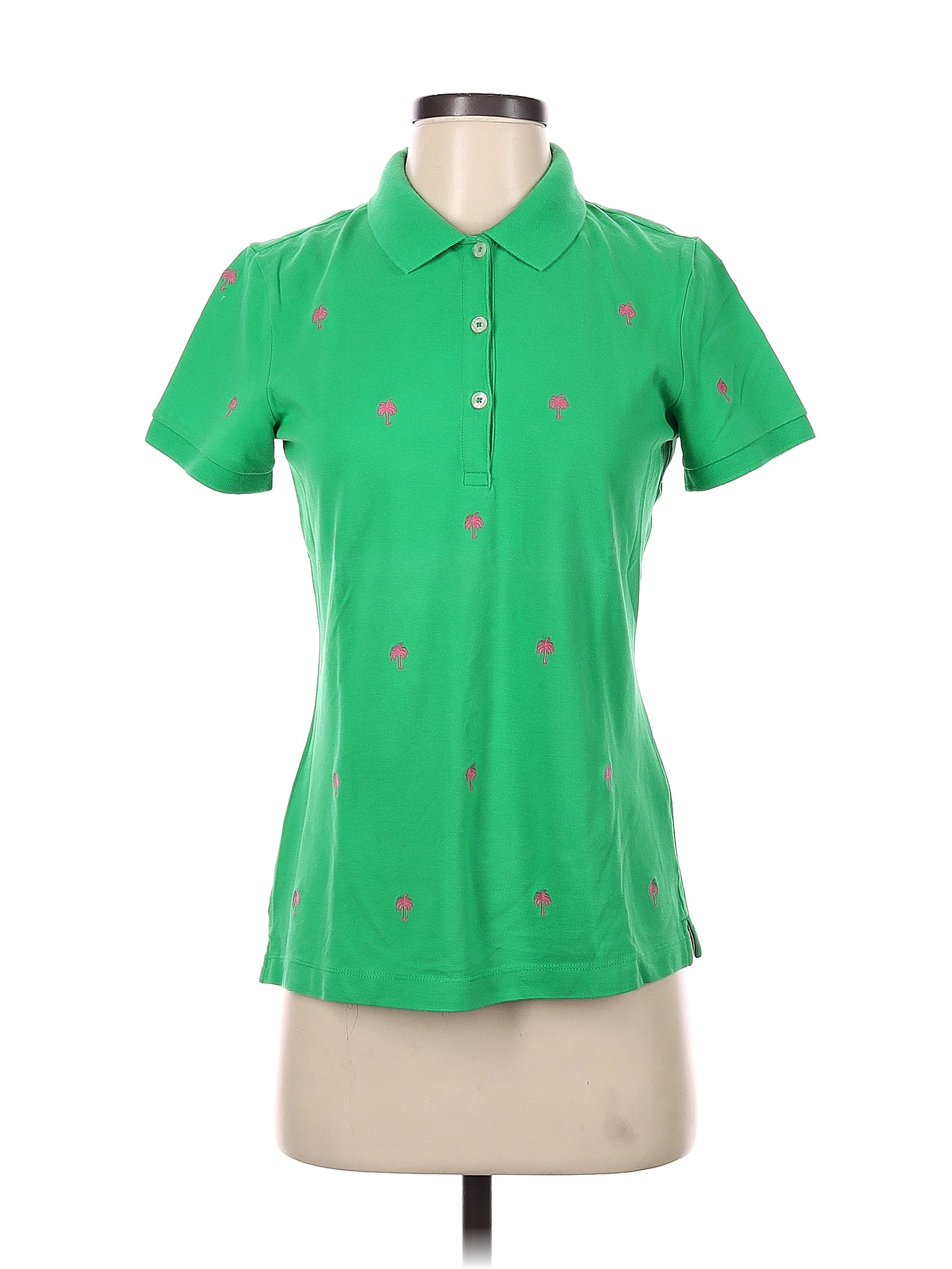 Lilly Pulitzer Green Short Sleeve Polo Size S 73 Off Thredup