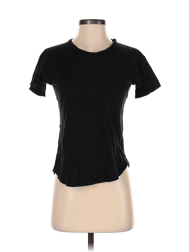 Pre-owned Madewell Short Sleeve T-shirt In Black