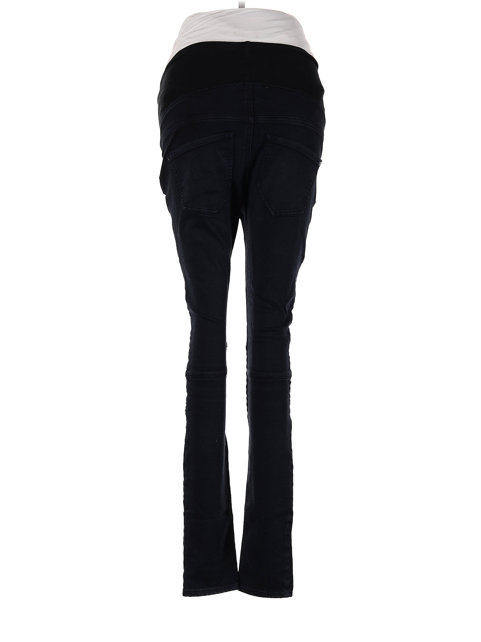 H&M Mama Solid Black Jeggings Size 8 (Maternity) - 44% off