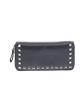 Valentino Rockstud Grainy Leather Zip Around Wallet  (view 1)