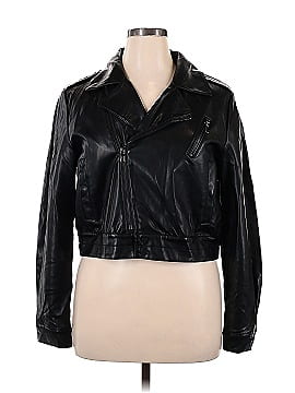 Noize Faux Leather Jacket (view 1)