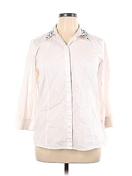 New Directions Short Sleeve Button-Down Shirt (view 1)