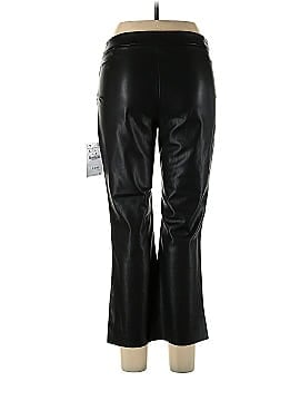 Zara Basic Faux Leather Pants (view 2)
