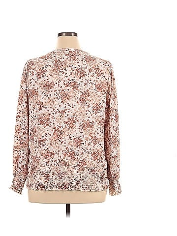 Perfect Peach Long Sleeve Blouse (view 2)