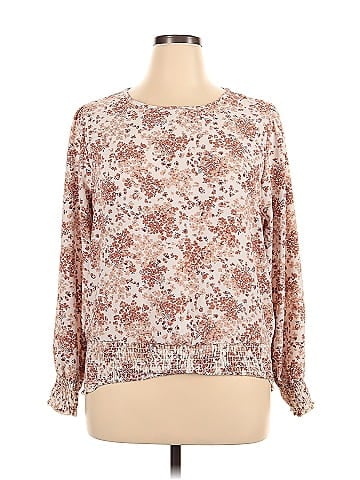 Perfect Peach Long Sleeve Blouse (view 1)