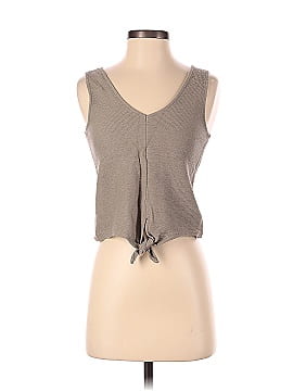 Madewell Texture &amp; Thread Tie-Front Tank Top (view 1)
