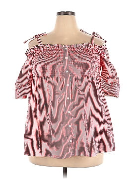 Rouge Short Sleeve Button-Down Shirt (view 1)