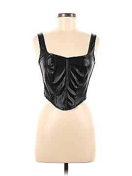 Sincerely Jules Faux Leather Top (view 1)