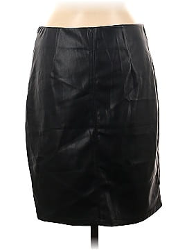 Liverpool Los Angeles Faux Leather Skirt (view 2)