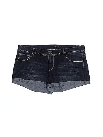 Royal Blue Denim Shorts (view 1)