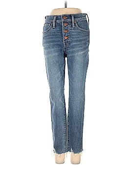 Madewell Petite 10" High-Rise Skinny Jeans in Cordova Wash: Button-Front Edition (view 1)