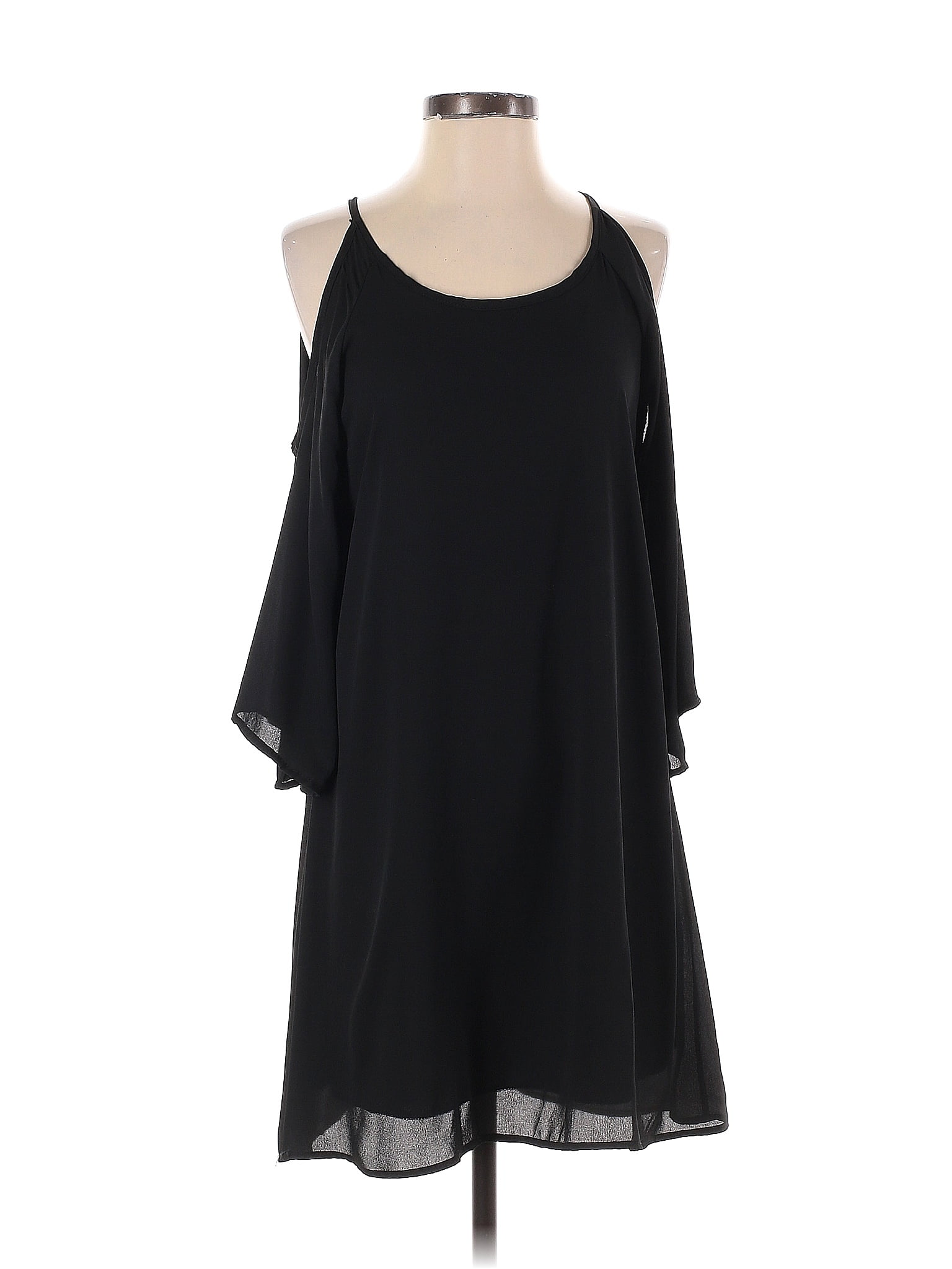 Pixi + Ivy 100% Polyester Black Cocktail Dress Size S
