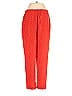 Joie 100% Silk Polka Dots Jacquard Hearts Stars Red Casual Pants Size XS - photo 2