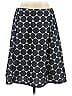 Renee C. 100% Polyester Polka Dots Jacquard Graphic Gray Casual Skirt Size L - photo 1