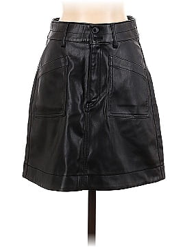Madewell Faux Leather Skirt (view 1)