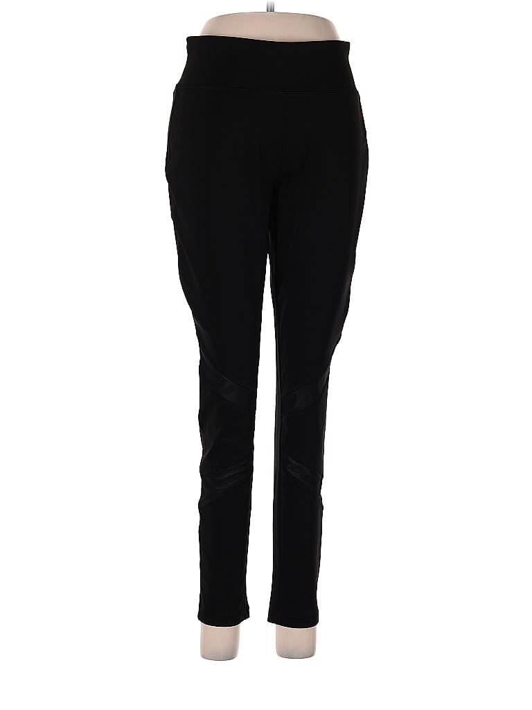 Simply Vera Vera Wang Polka Dots Black Active Pants Size XL - 50% off