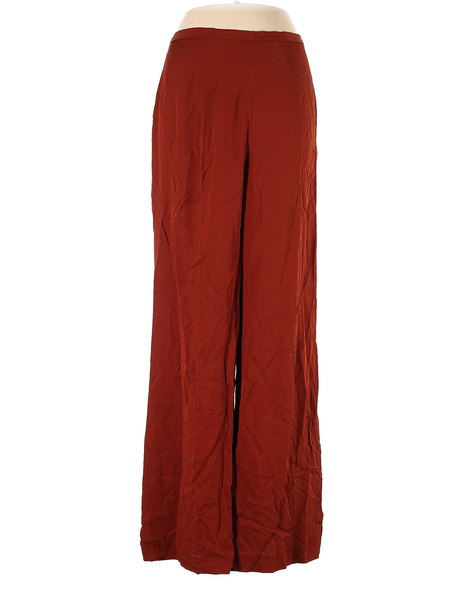 Zara Solid Red Casual Pants Size XL - 43% off | ThredUp