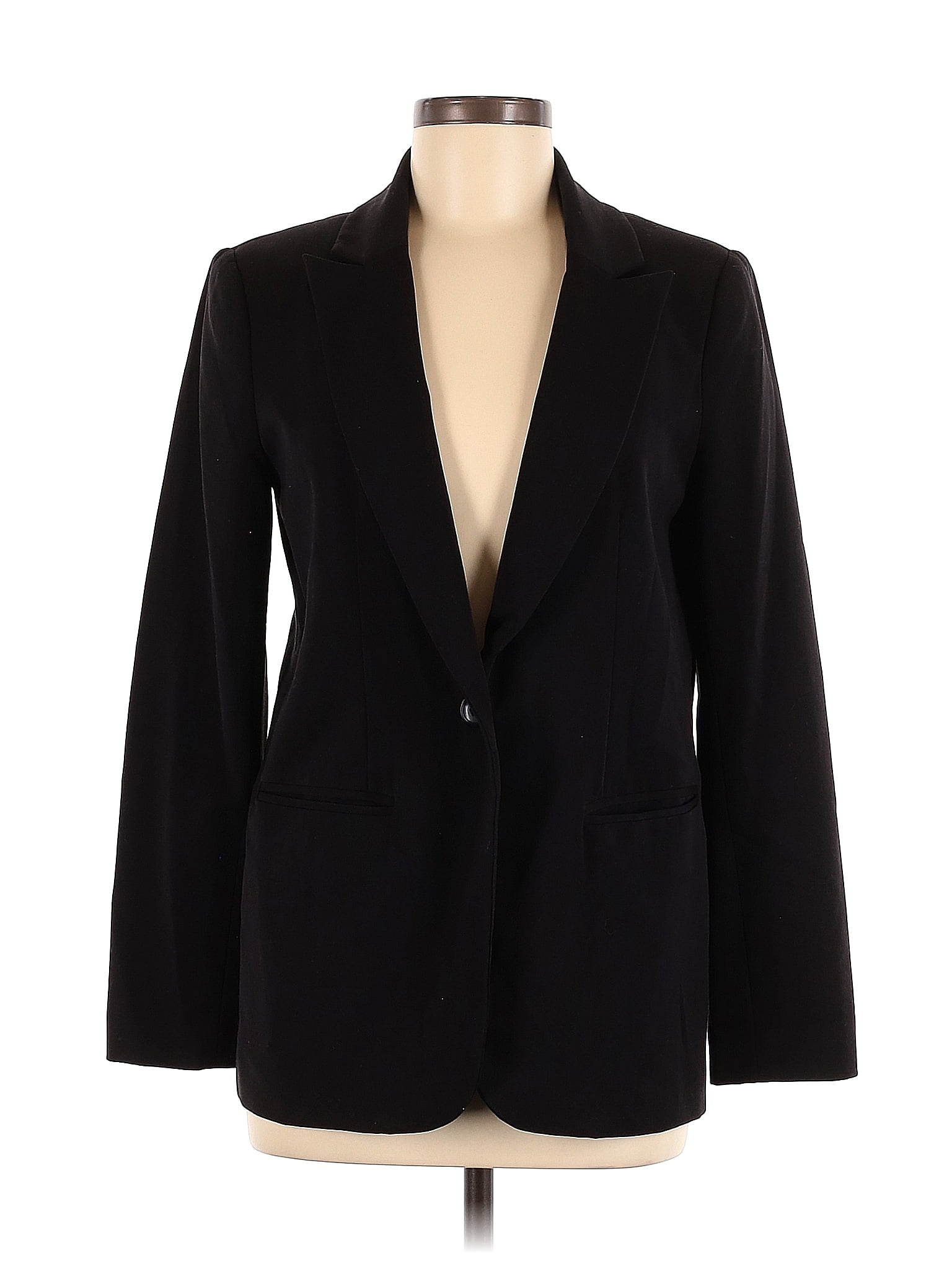 Xxi Solid Black Blazer Size M 56 Off Thredup