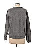 H&M 100% Polyester Marled Acid Wash Print Gray Sweatshirt Size L - photo 2