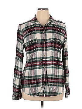 American Eagle Outfitters Long Sleeve Button-Down Shirt (view 1)