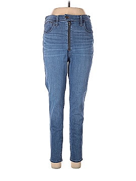 Madewell 10" High-Rise Roadtripper Jeans in Ridgefield Wash: Zip-Front Edition (view 1)