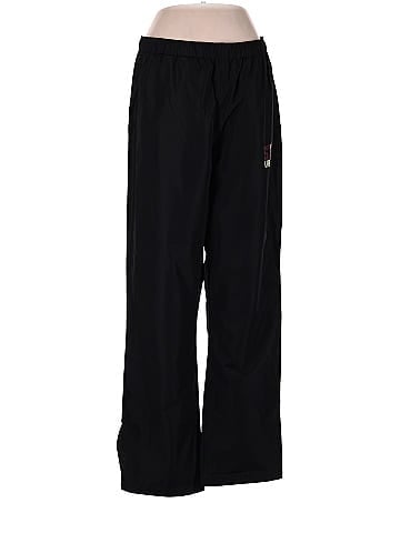 Nike 100% Polyester Solid Black Track Pants Size XL - 52% off